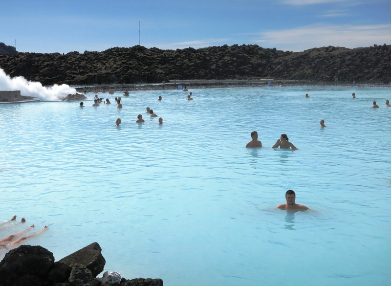 baden in der blauen Lagune;)